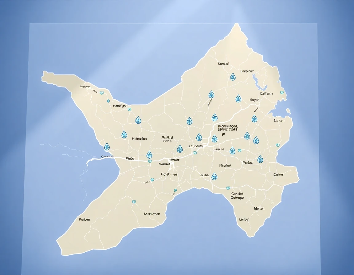 Plumbing Service Areas Map